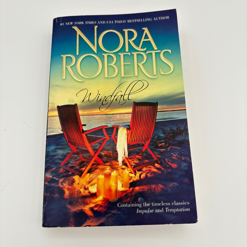4 books for $16 - WINDFALL by Nora Roberts